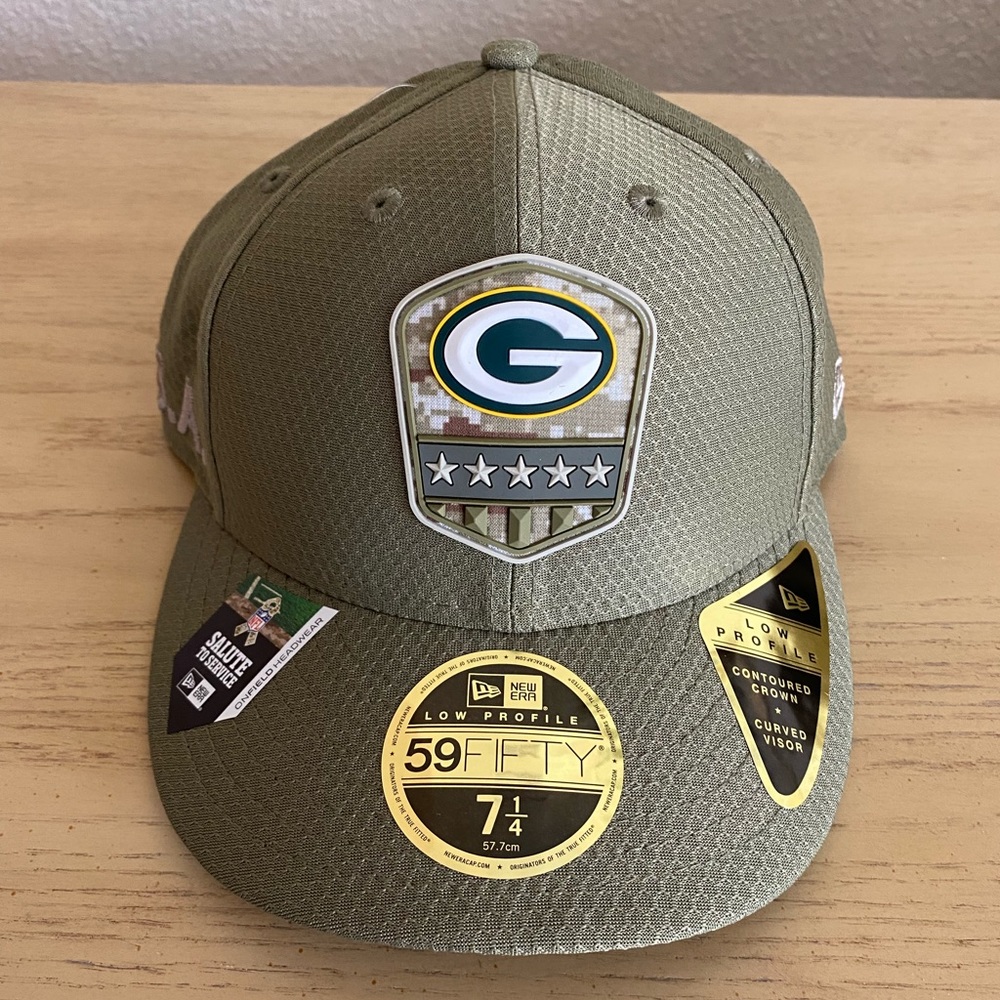 New Era 59Fifty Green Bay Packers Salute to Service Size 7 1/4 (57.7cm)